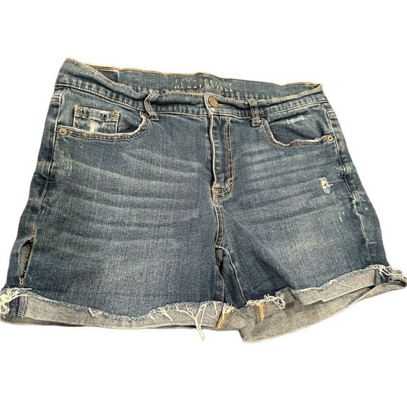 Aeropostale Jean Shorts Size 8 Distressed - Picture 1 of 10